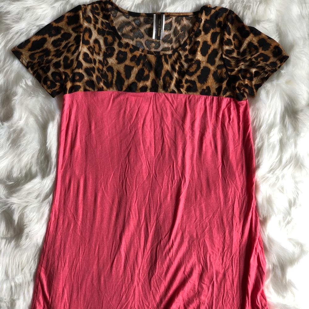 Leopard Detail Top/Dress!